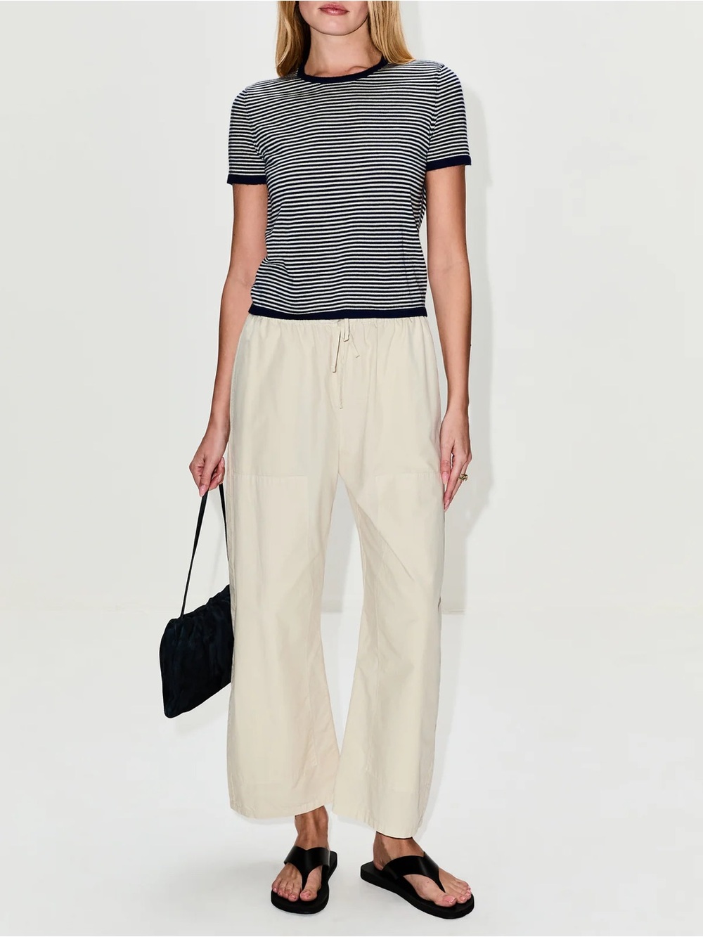 Leset Small Kyoto Carpenter Pant Cream/Off White